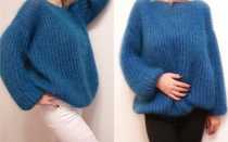 9 вариантов пуховых платков вязаных спицами со схемами, описанием и видео мк