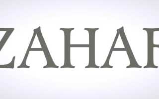 Захар: значение имени, происхождение, характер и судьба