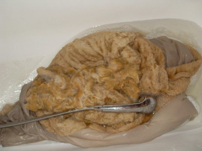 как постирать шубу