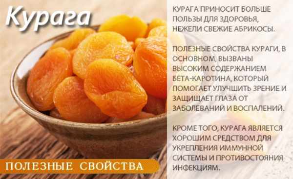 Полезные свойства кураги