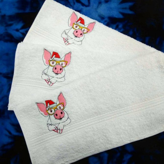 полотенце с вышивкой