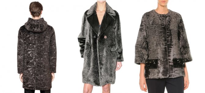 Шуба из каракуля