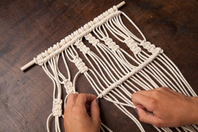 сплести покрывало руками