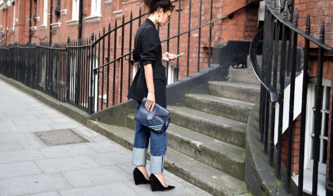 Туфли на танкетке